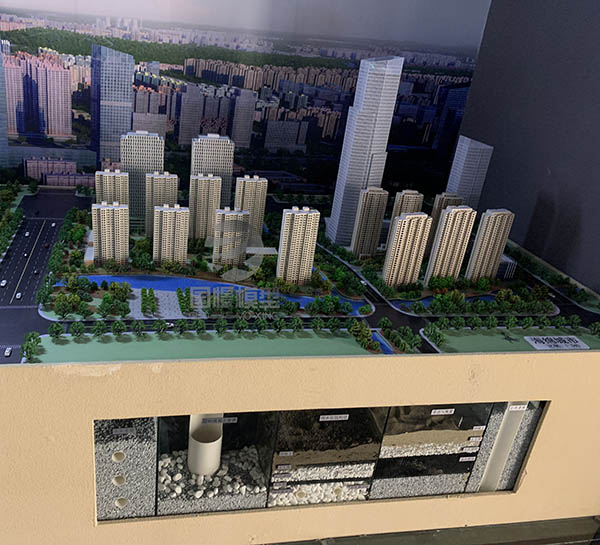 张北县建筑模型